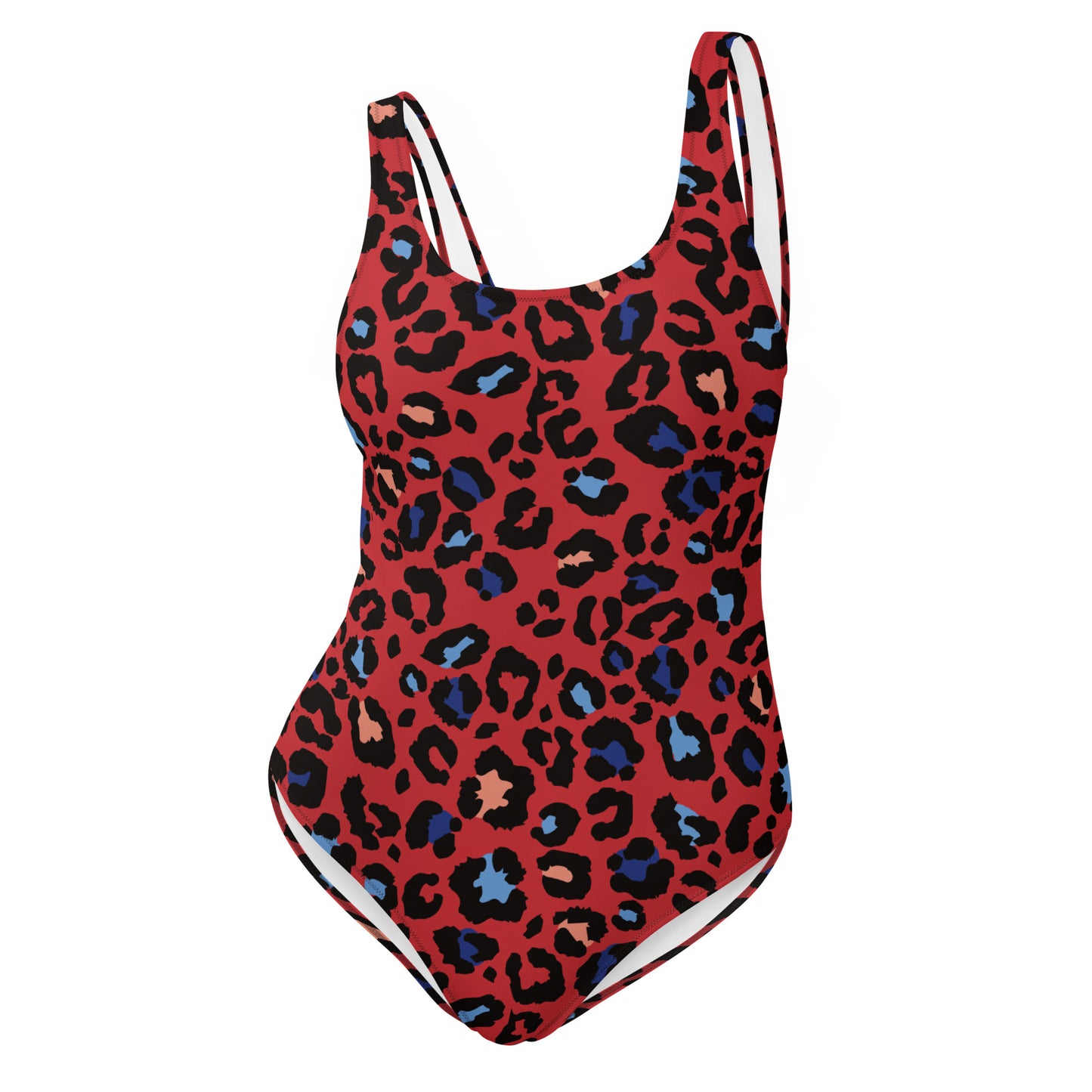 XCLUSIF POETIX RED LEOPARD Women's One-Piece Swimsuit