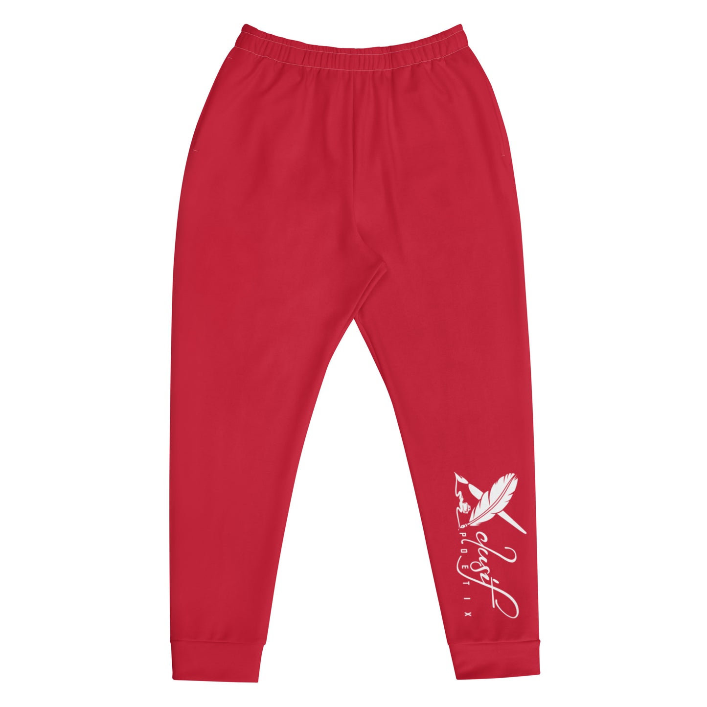 XCLUSIF POETIX RED & WHITE Men's Joggers