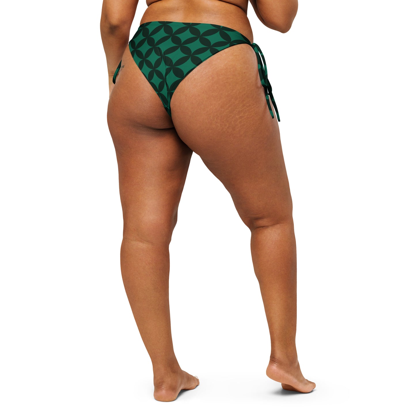 XCLUSIF POETIX LUXURY GREEN string bikini bottom