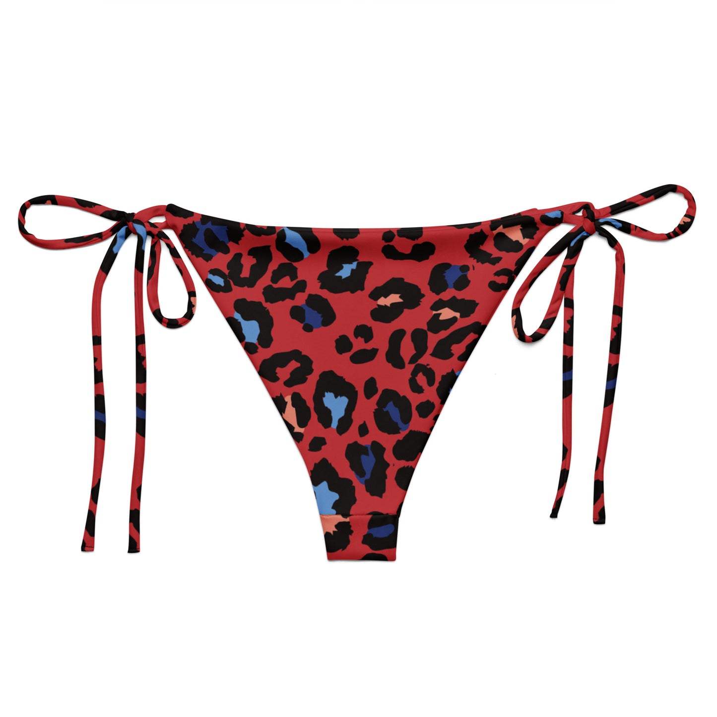 XCLUSIF POETIX RED LEOPARD string bikini bottom