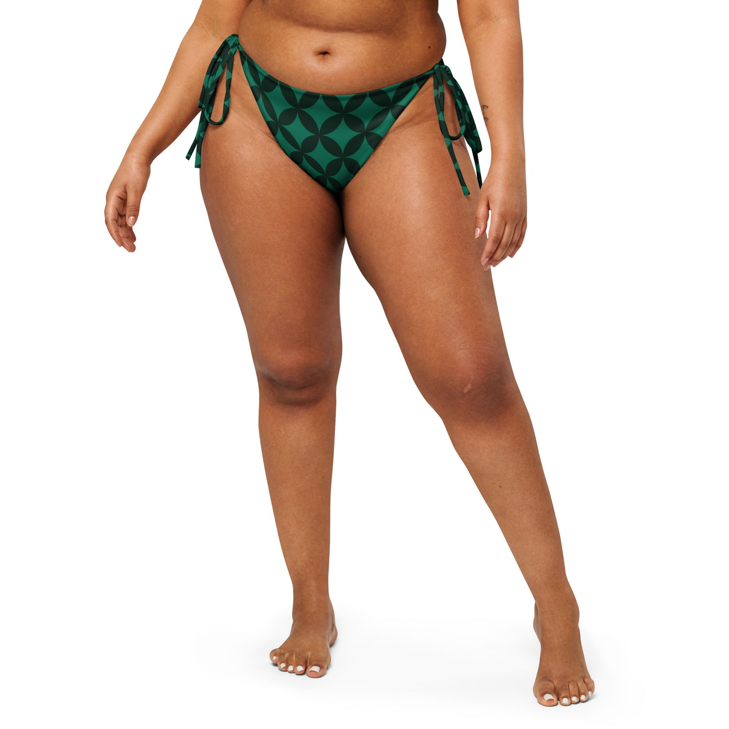 XCLUSIF POETIX LUXURY GREEN string bikini bottom