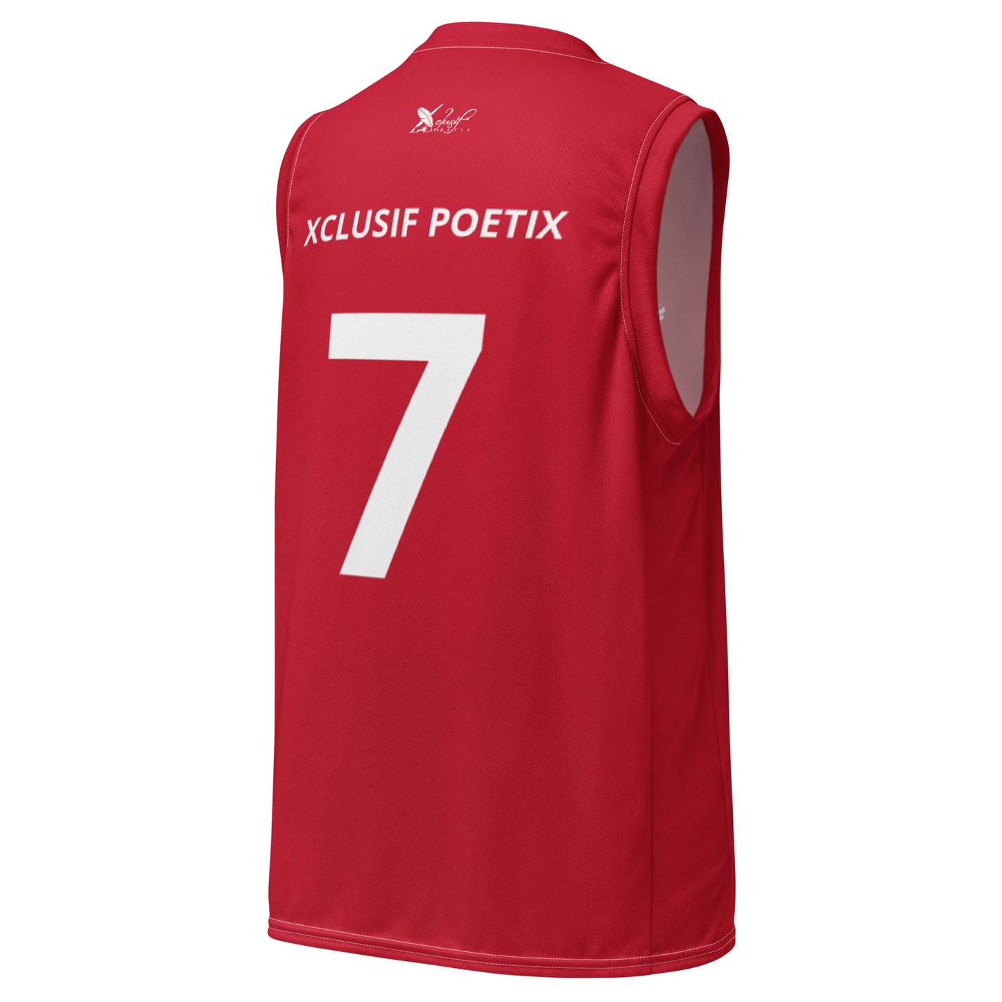 XCLUSIF POETIX RED unisex basketball jersey