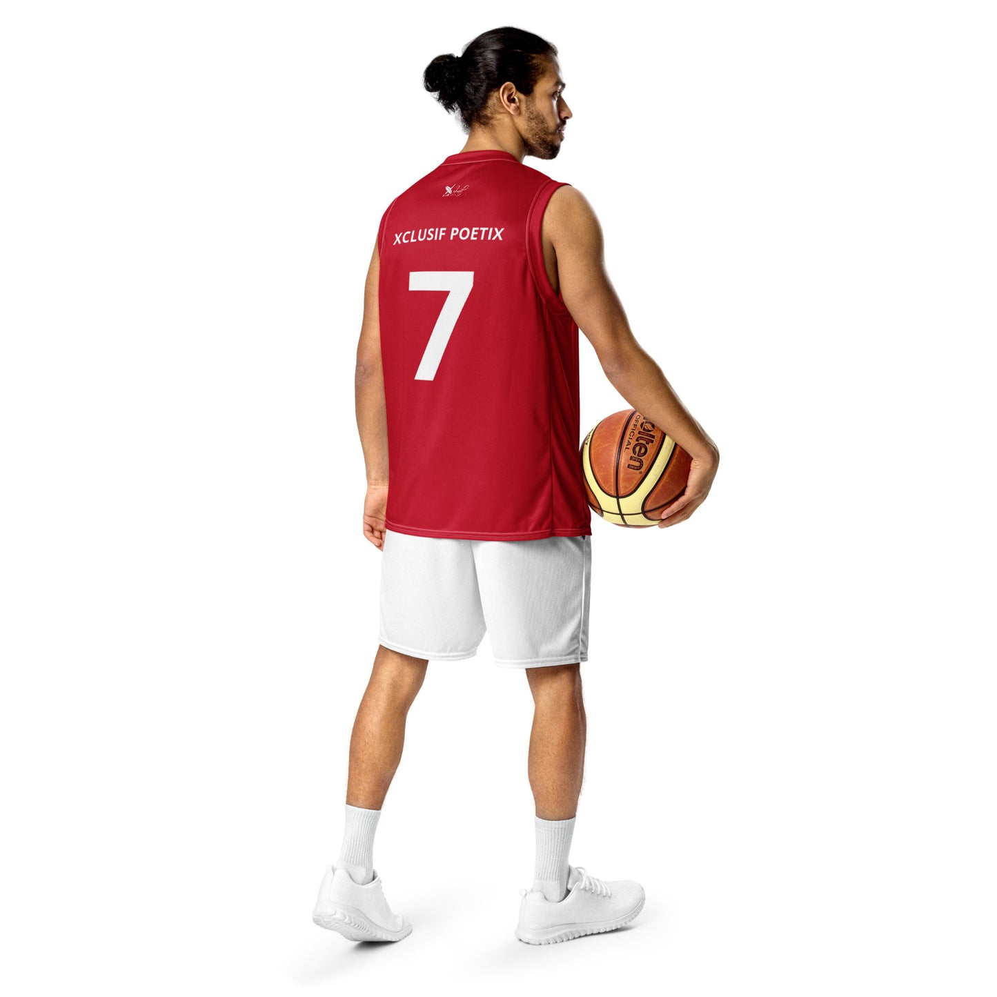 XCLUSIF POETIX RED unisex basketball jersey