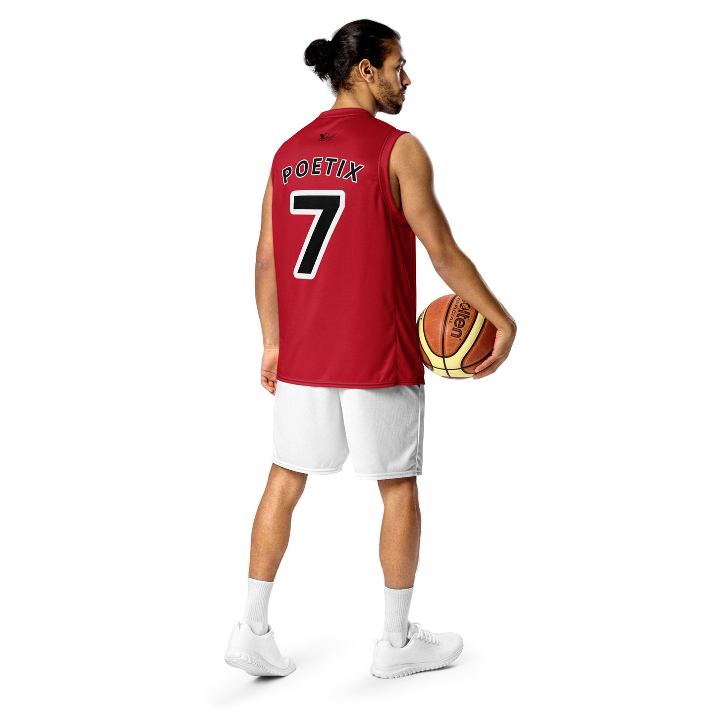 XCLUSIF POETIX RED unisex basketball jersey