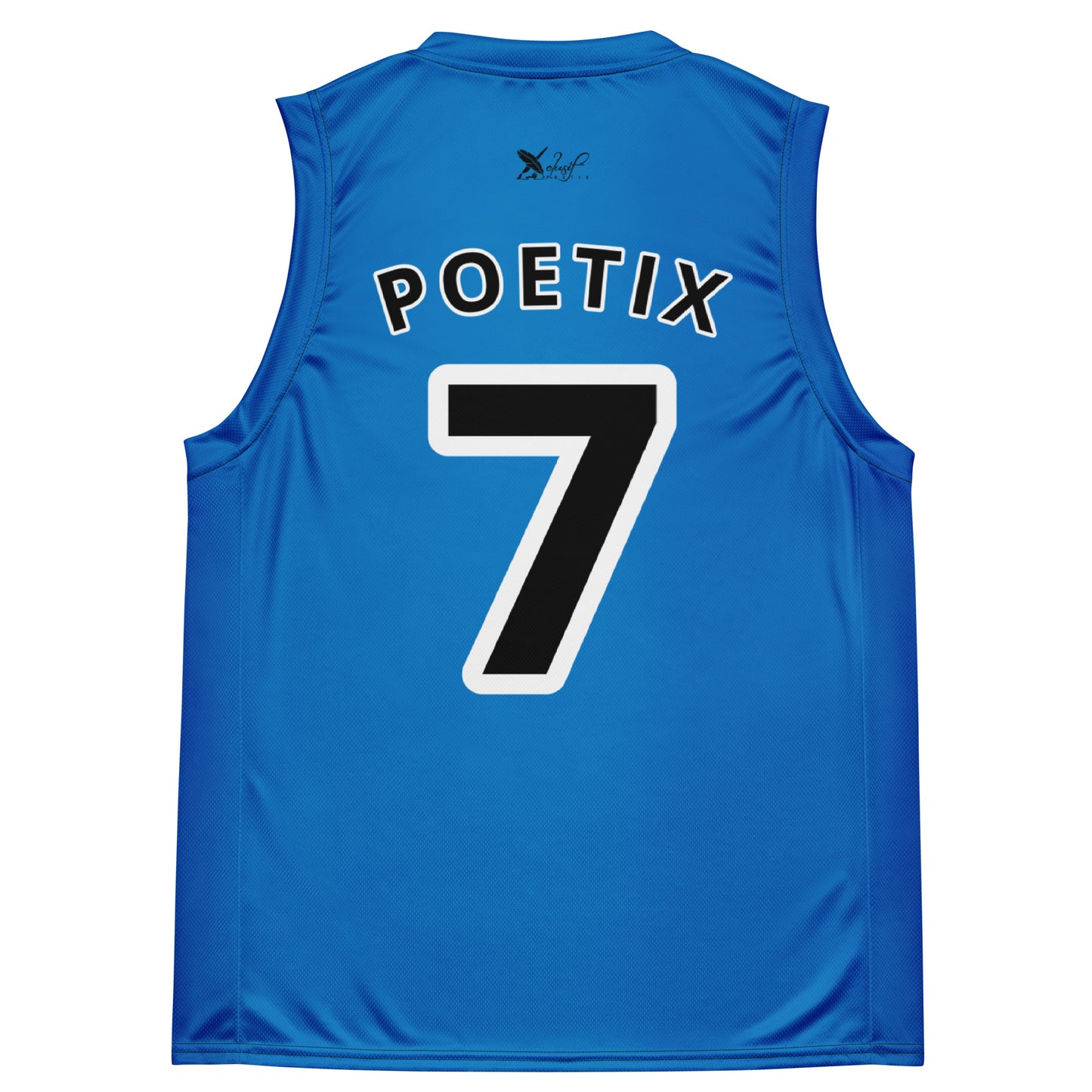 XCLUSIF POETIX BLUE unisex basketball jersey