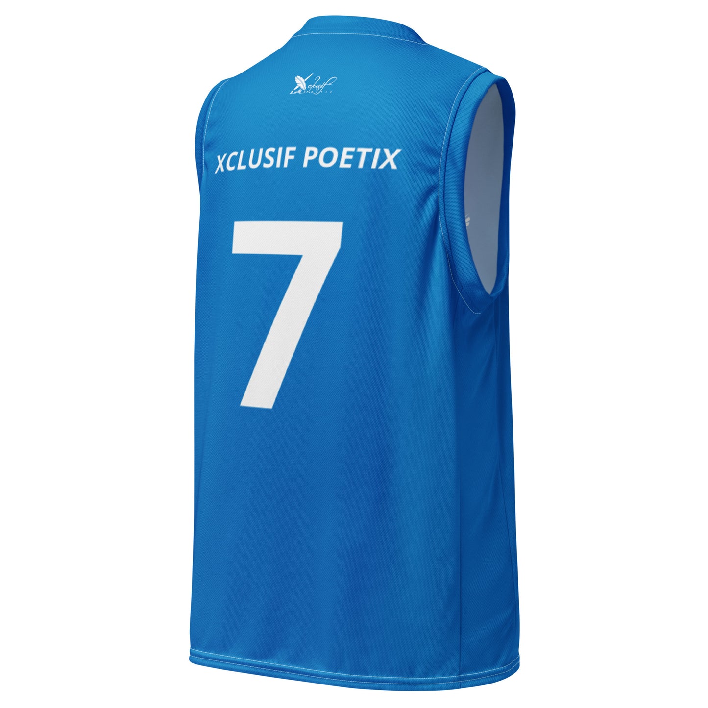 XCLUSIF POETIX BLUE unisex basketball jersey