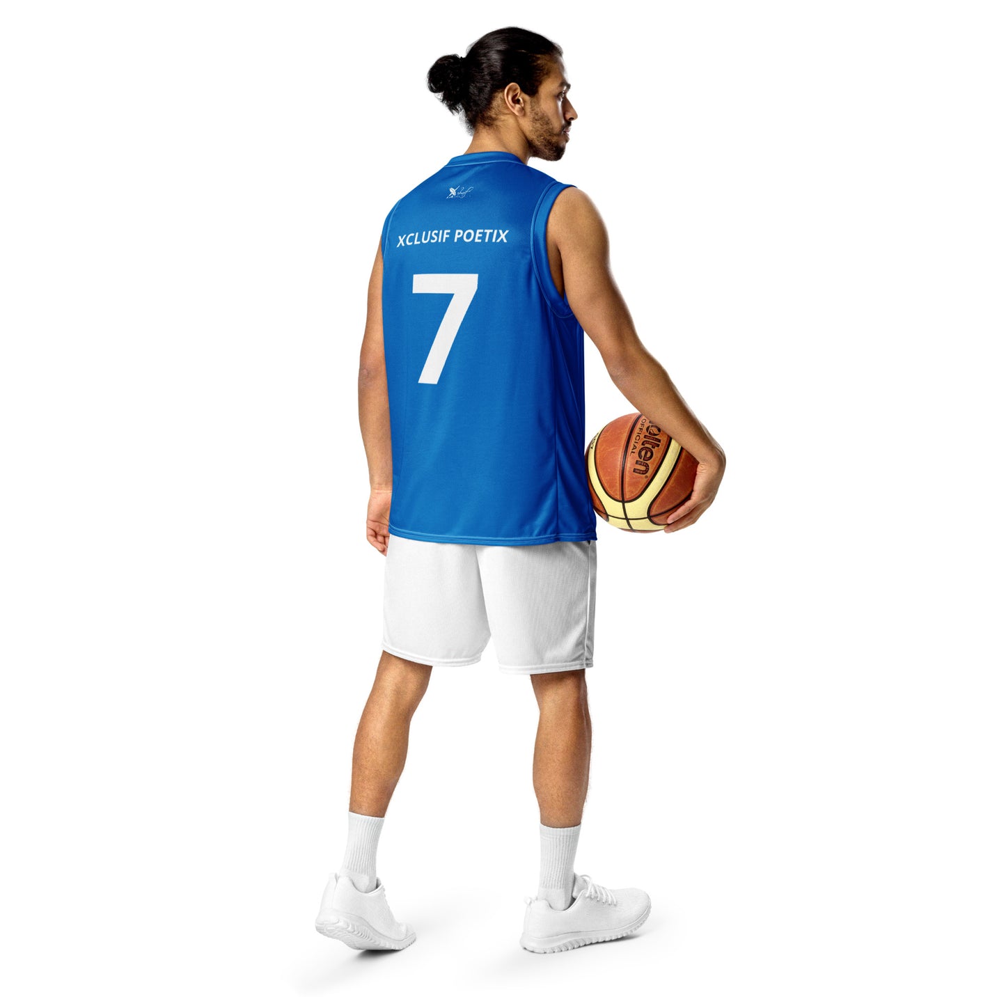 XCLUSIF POETIX BLUE unisex basketball jersey