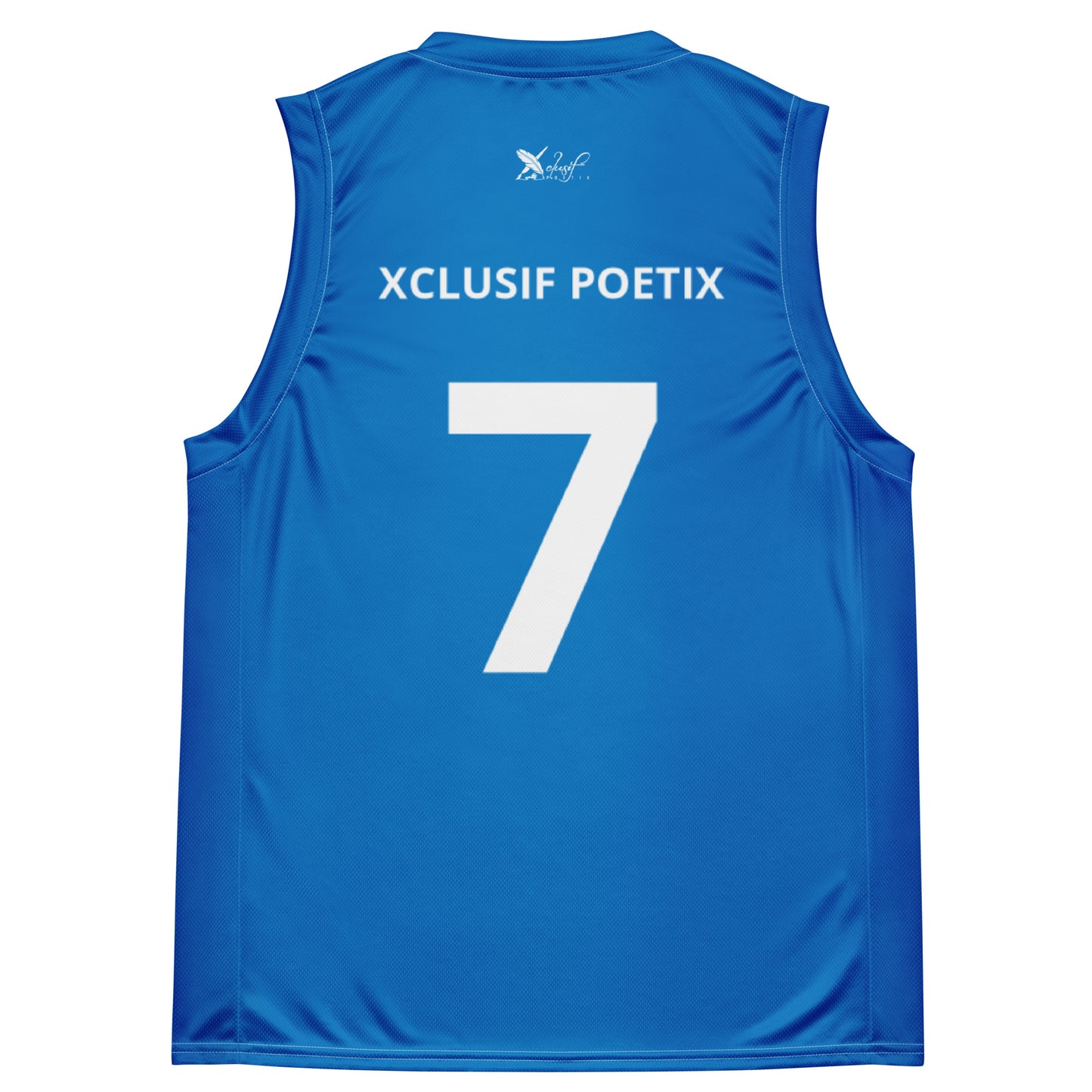 XCLUSIF POETIX BLUE unisex basketball jersey