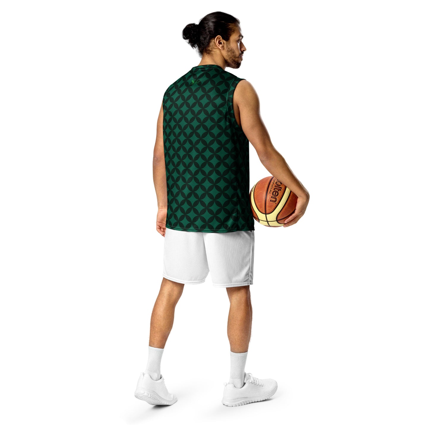 XCLUSIF POETIX LUXURY GREEN unisex basketball jersey