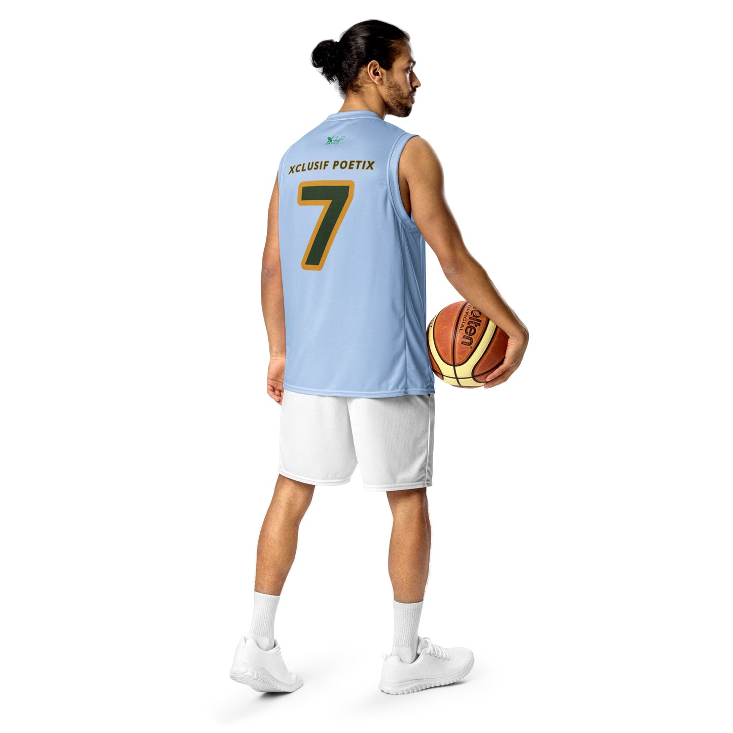 ROYALTY BY XCLUSIF POETIX LIGHT BLUE unisex basketball jersey