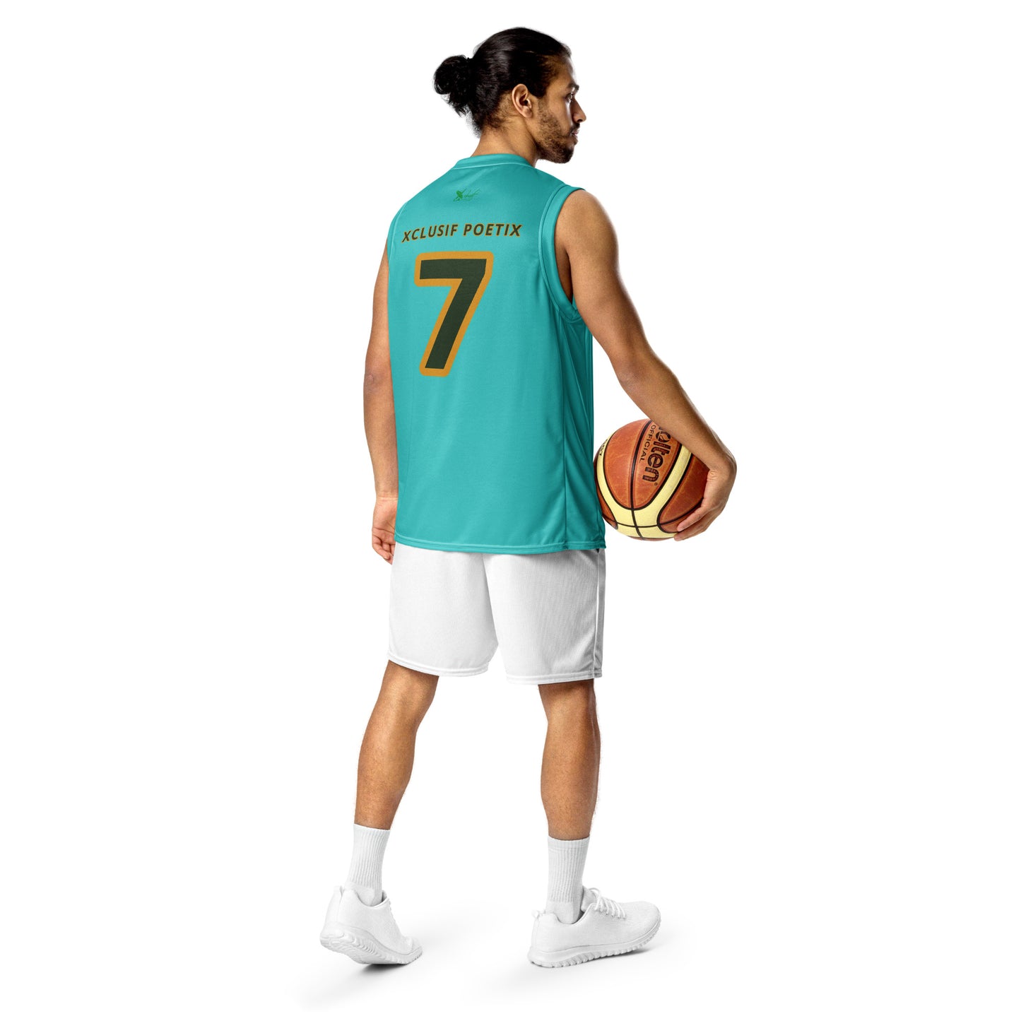 ROYALTY BY XCLUSIF POETIX TURQUOISE unisex basketball jersey