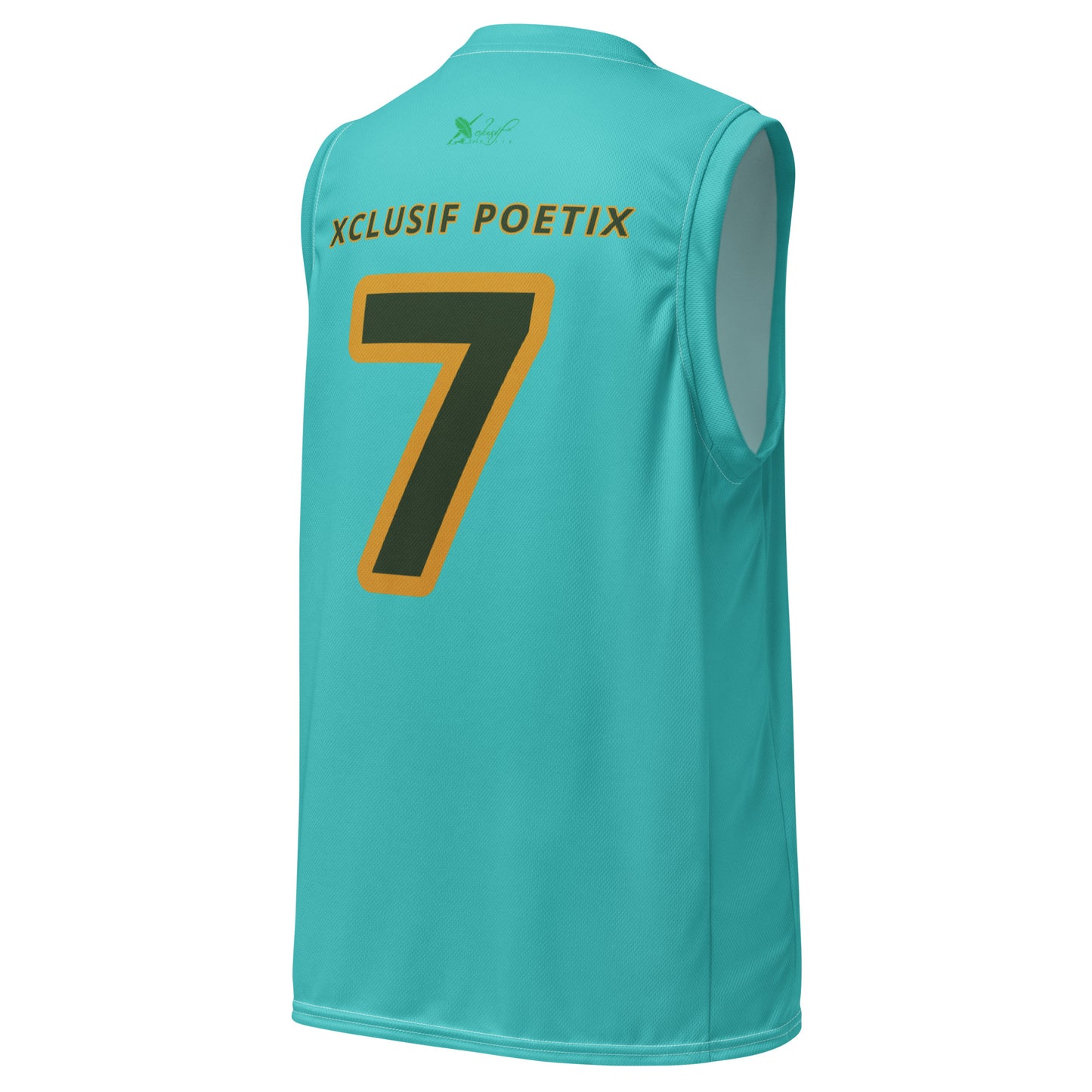 ROYALTY BY XCLUSIF POETIX TURQUOISE unisex basketball jersey