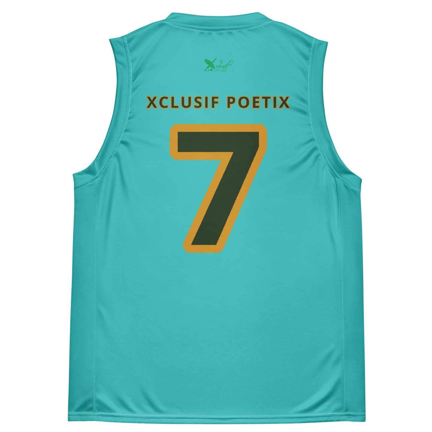 ROYALTY BY XCLUSIF POETIX TURQUOISE unisex basketball jersey