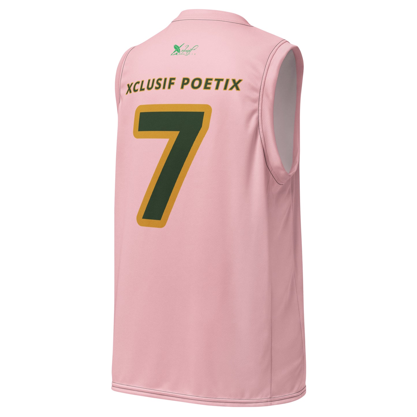 ROYALTY BY XCLUSIF POETIX PINK unisex basketball jersey