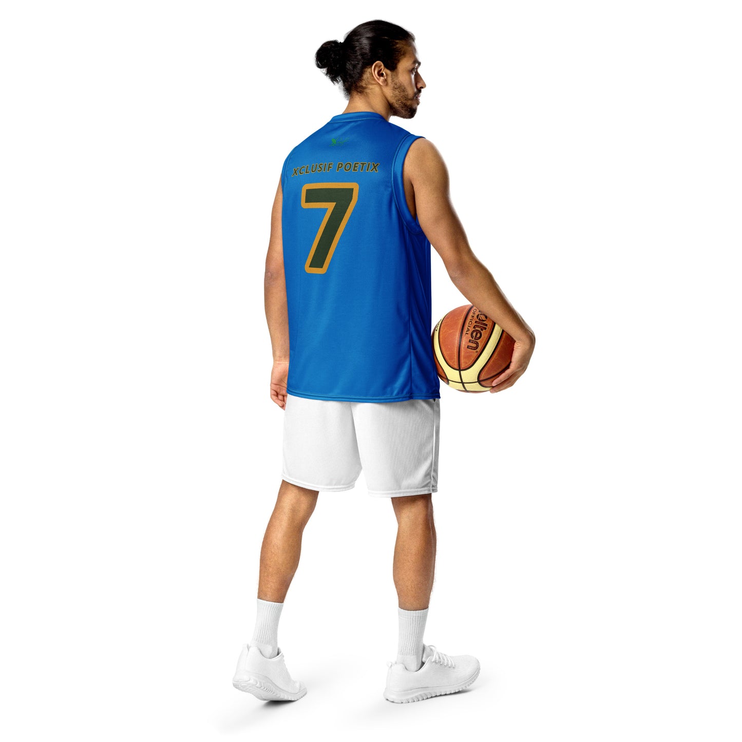 ROYALTY BY XCLUSIF POETIX BLUE unisex basketball jersey