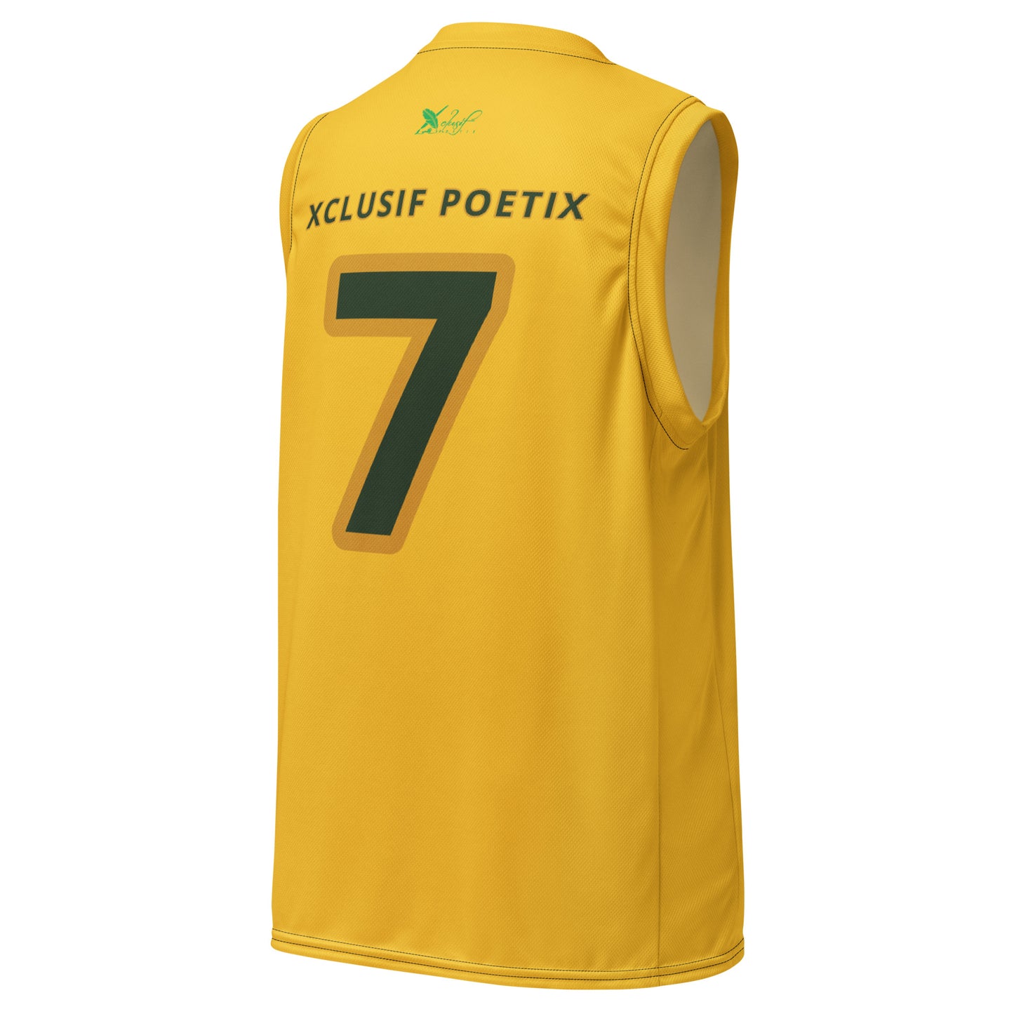 ROYALTY BY XCLUSIF POETIX YELLOW unisex basketball jersey