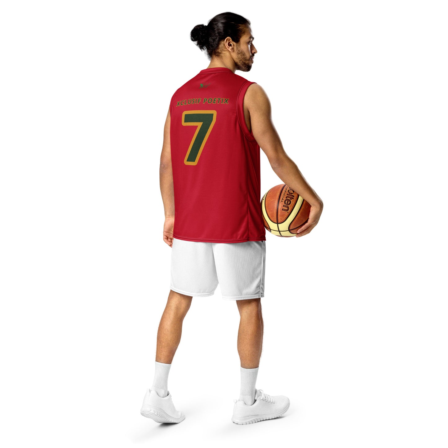 ROYALTY BY XCLUSIF POETIX RED unisex basketball jersey