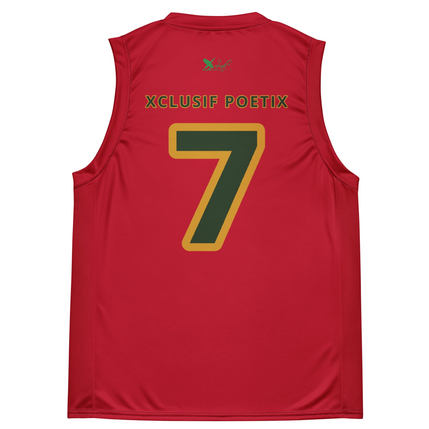 ROYALTY BY XCLUSIF POETIX RED unisex basketball jersey