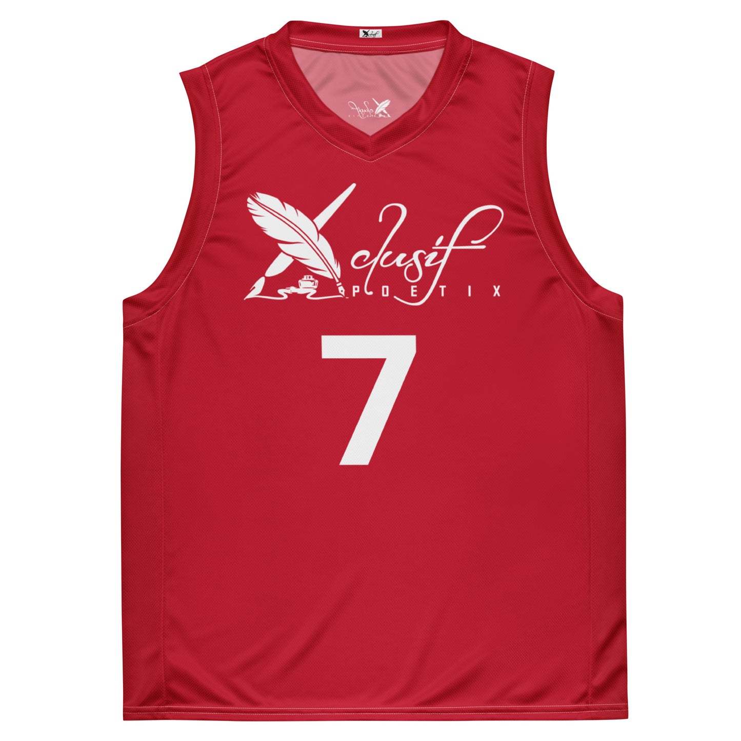 XCLUSIF POETIX RED unisex basketball jersey