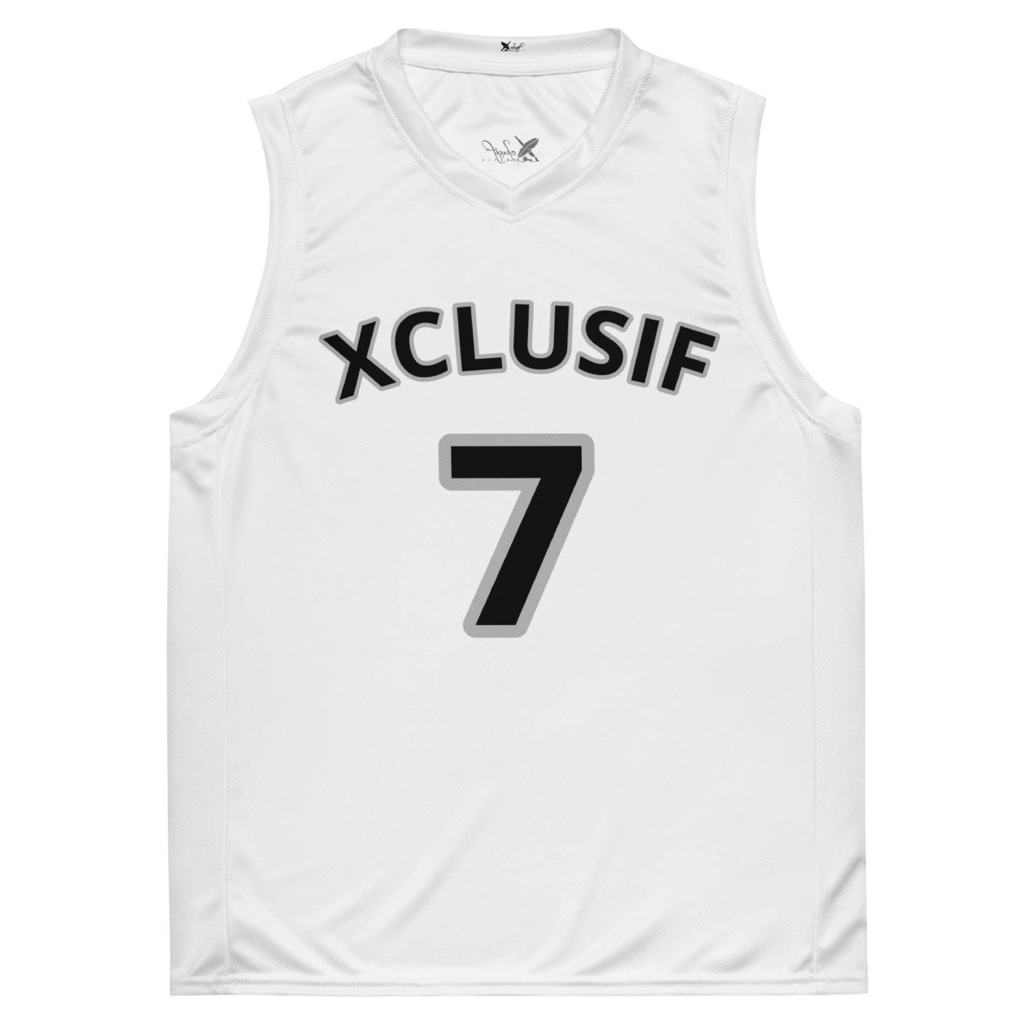 XCLUSIF POETIX WHITE unisex basketball jersey