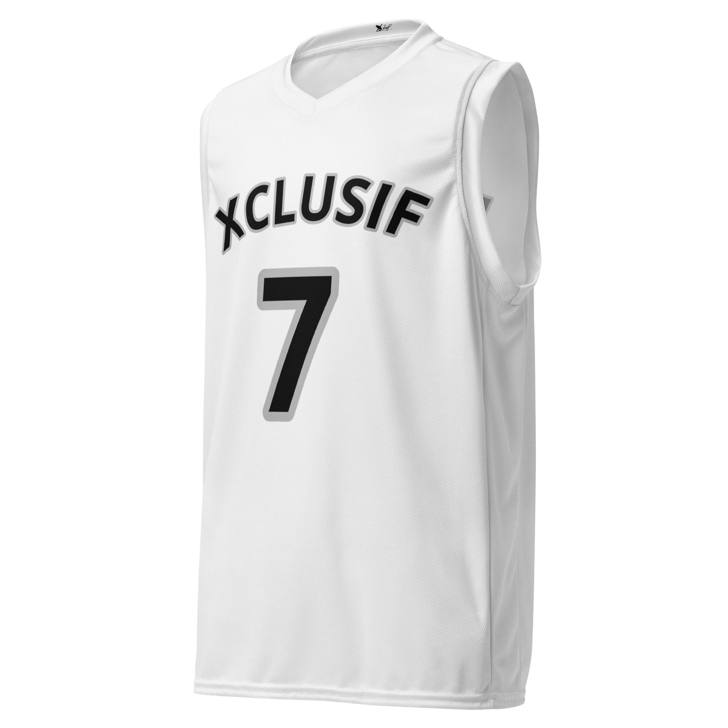 XCLUSIF POETIX WHITE unisex basketball jersey