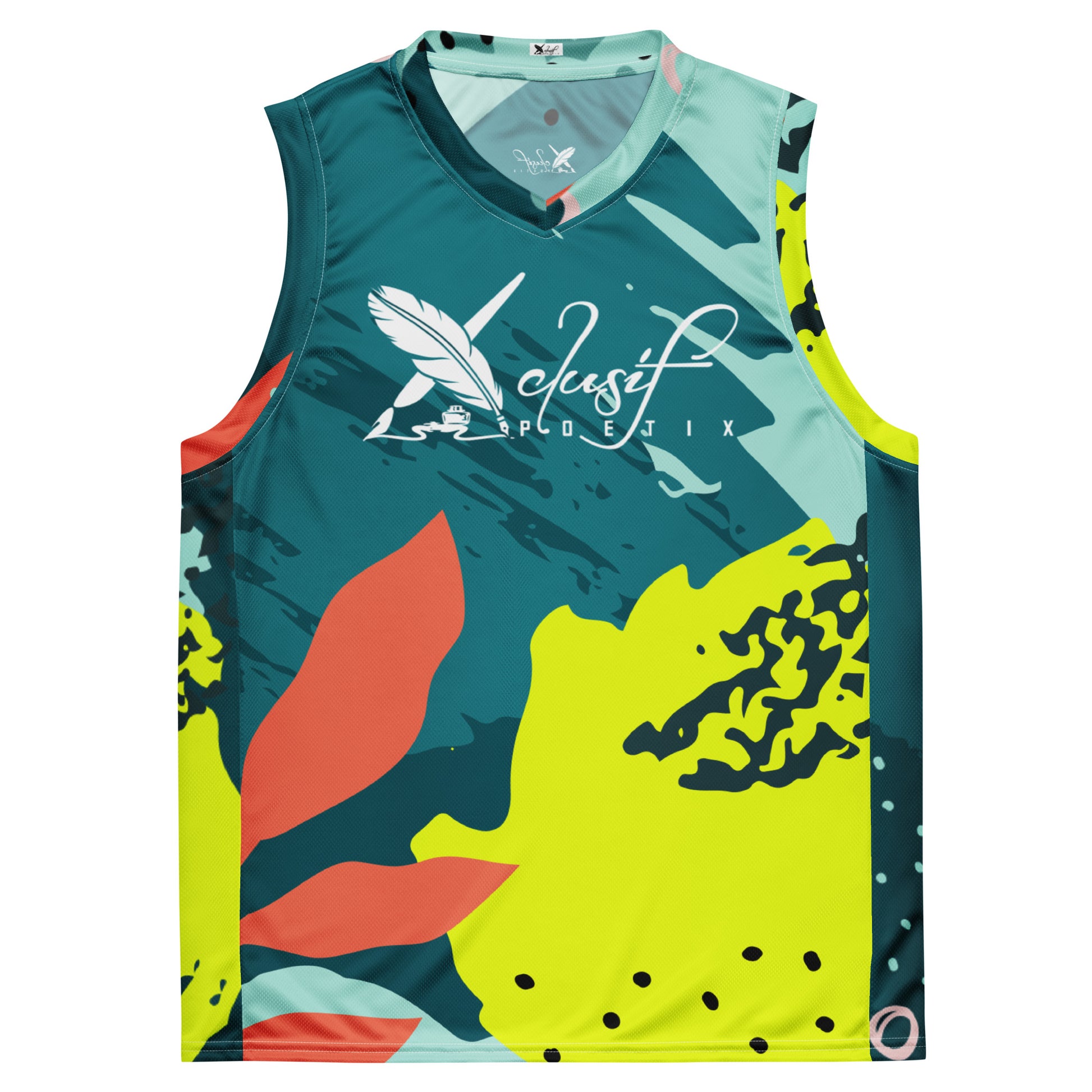 All-Over Print Recycled Unisex Basketball Jersey