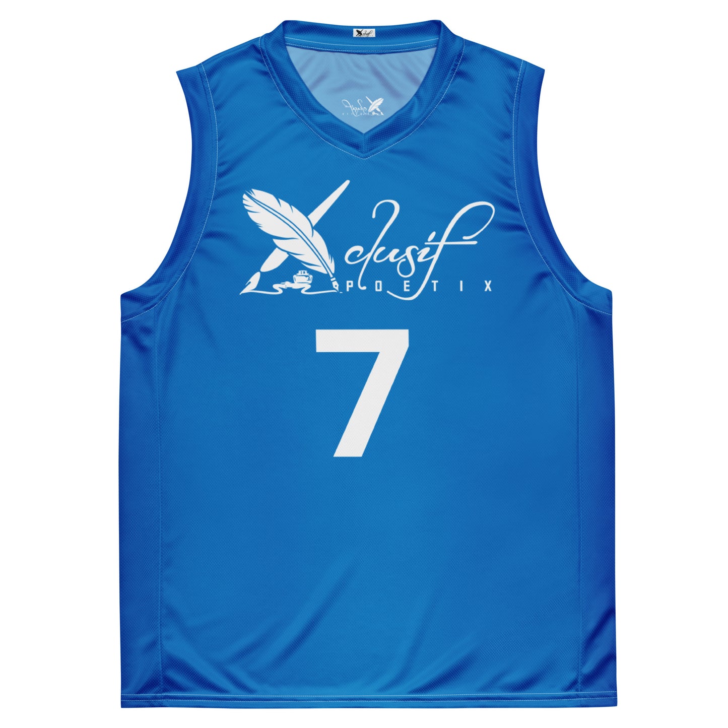 XCLUSIF POETIX BLUE unisex basketball jersey