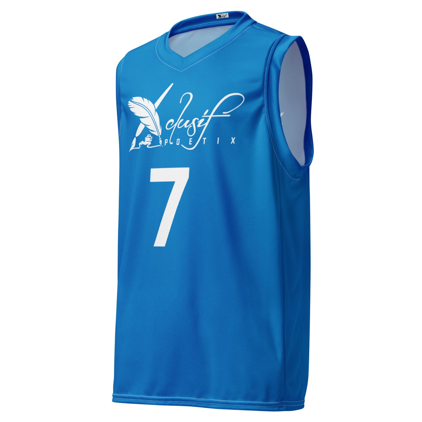 XCLUSIF POETIX BLUE unisex basketball jersey