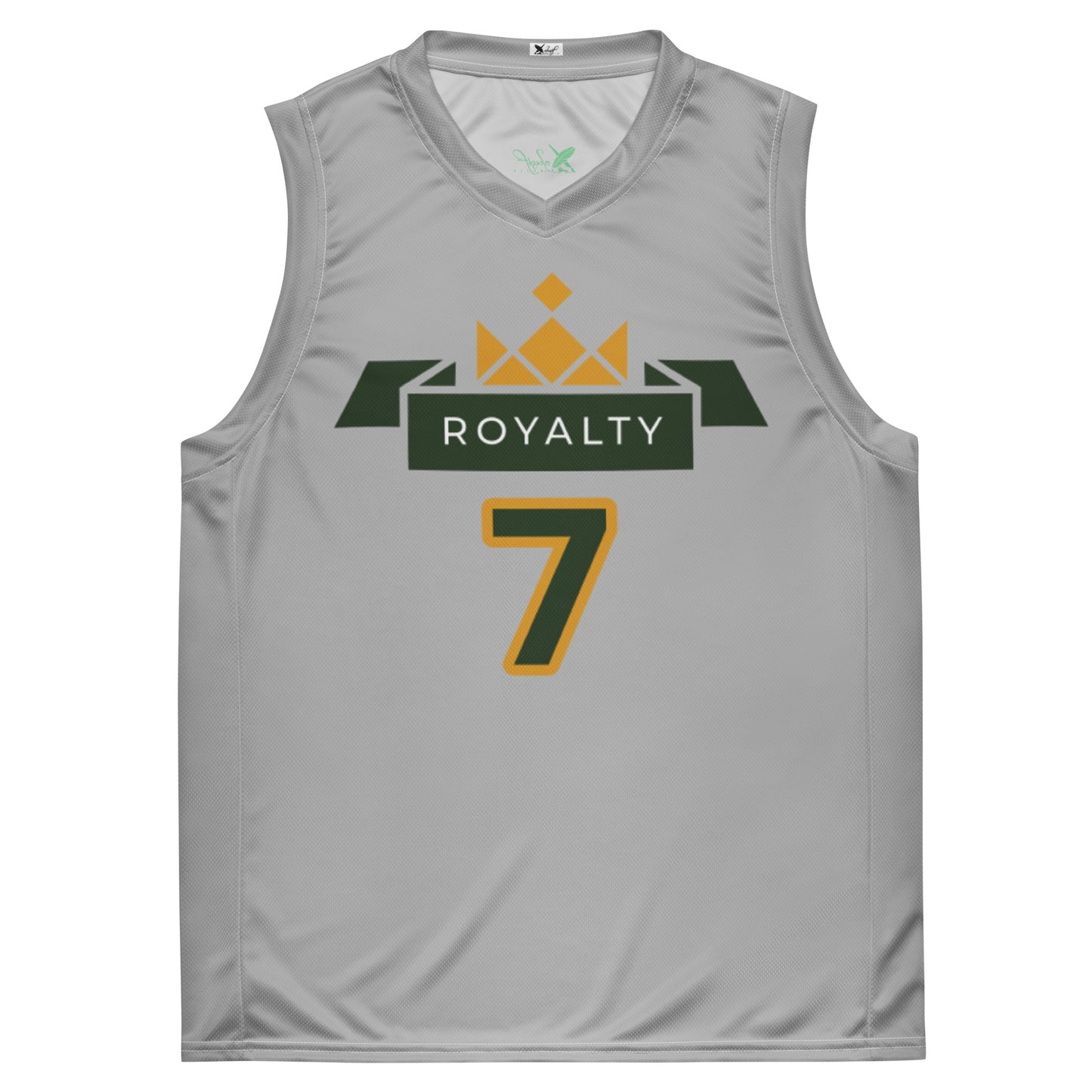 ROYALTY BY XCLUSIF POETIX SILVER unisex basketball jersey