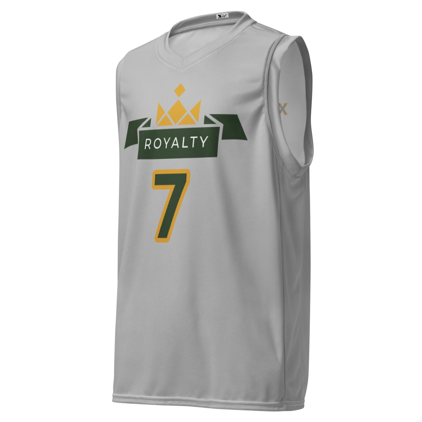 ROYALTY BY XCLUSIF POETIX SILVER unisex basketball jersey