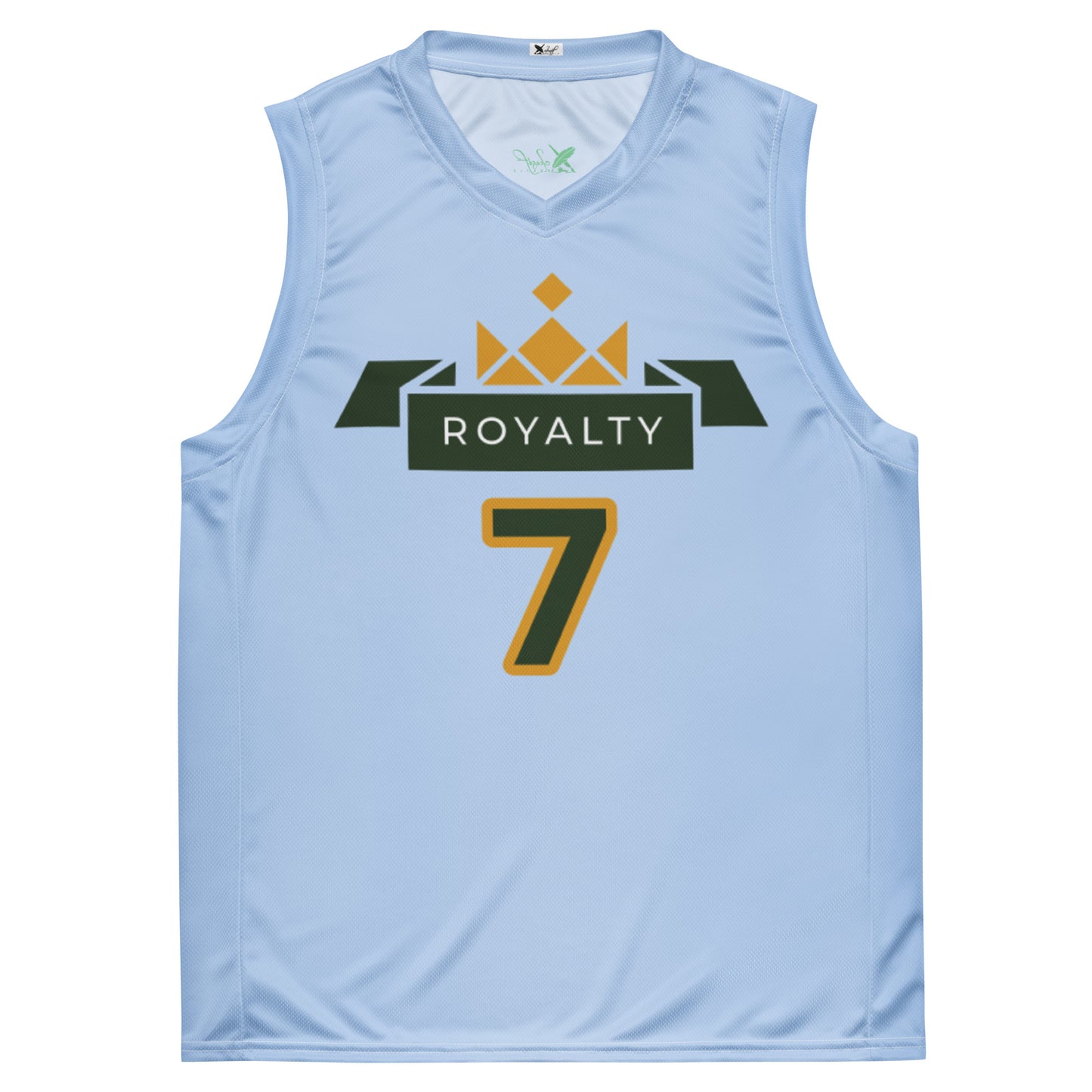 ROYALTY BY XCLUSIF POETIX LIGHT BLUE unisex basketball jersey