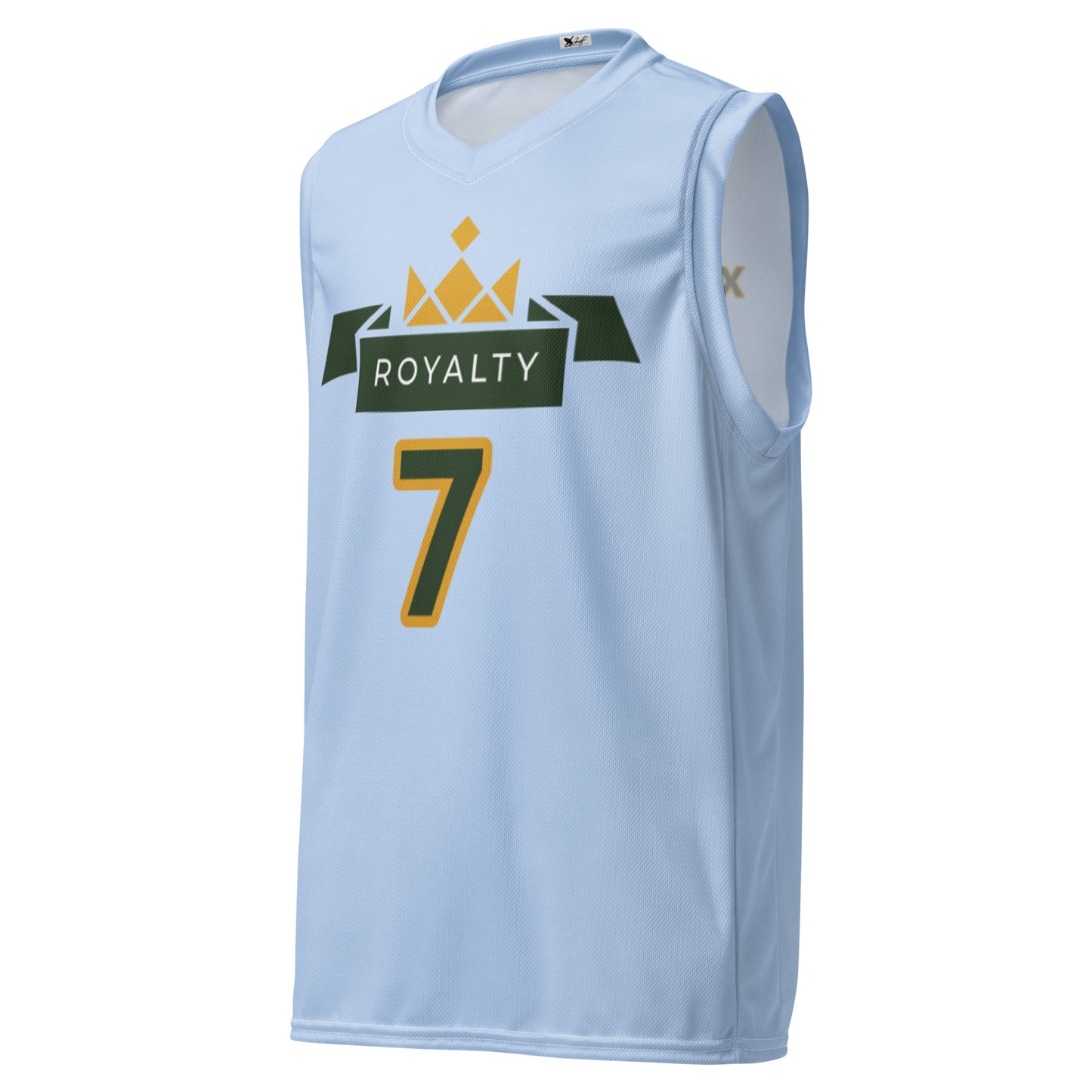 ROYALTY BY XCLUSIF POETIX LIGHT BLUE unisex basketball jersey