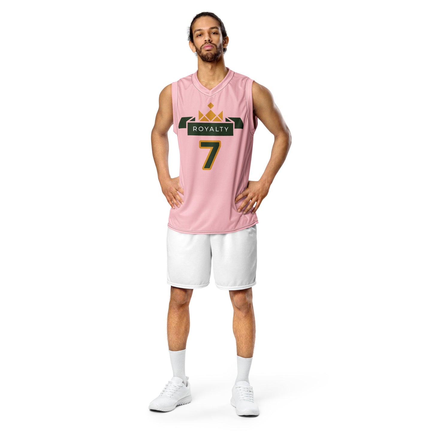 ROYALTY BY XCLUSIF POETIX PINK unisex basketball jersey