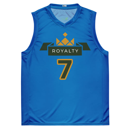 ROYALTY BY XCLUSIF POETIX BLUE unisex basketball jersey