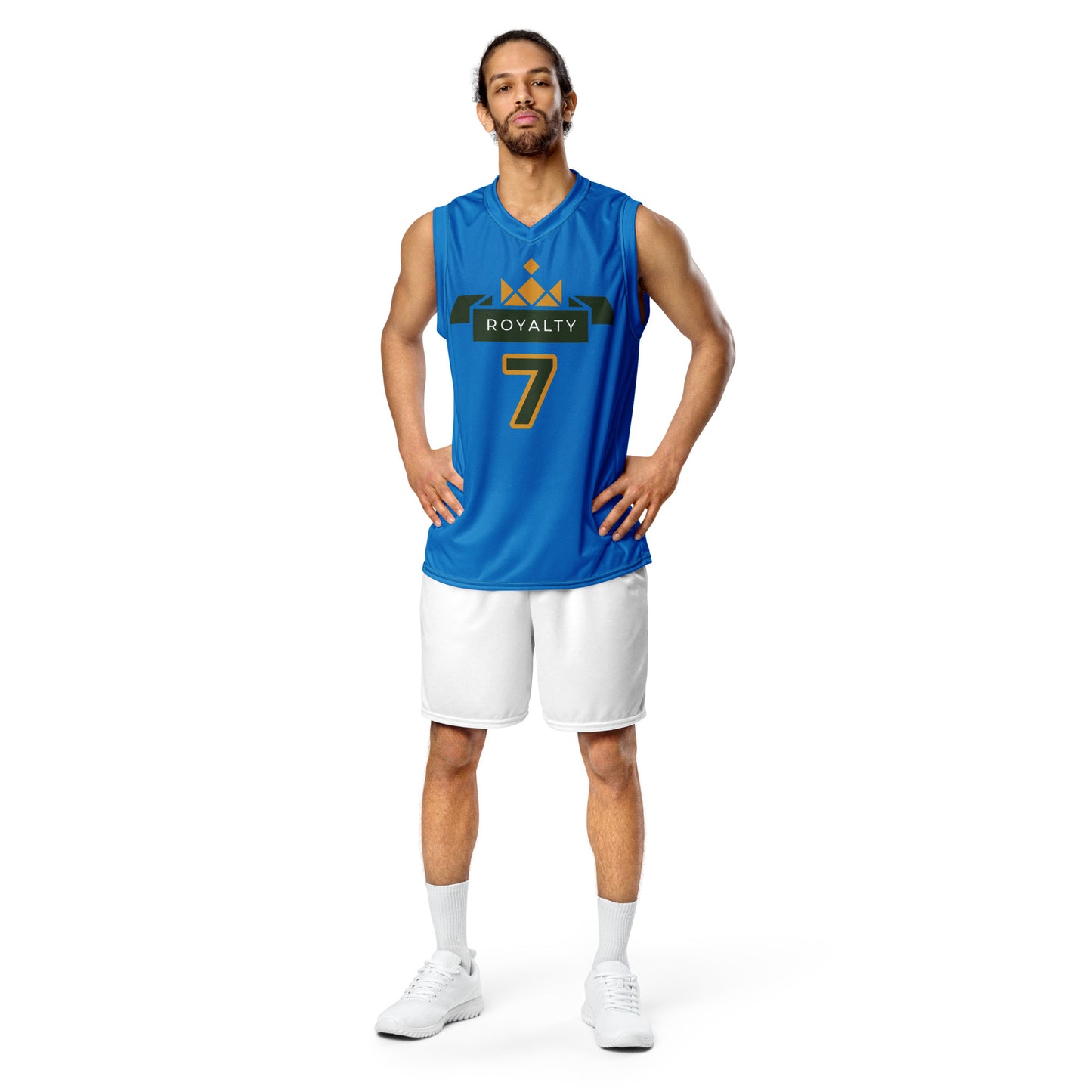 ROYALTY BY XCLUSIF POETIX BLUE unisex basketball jersey