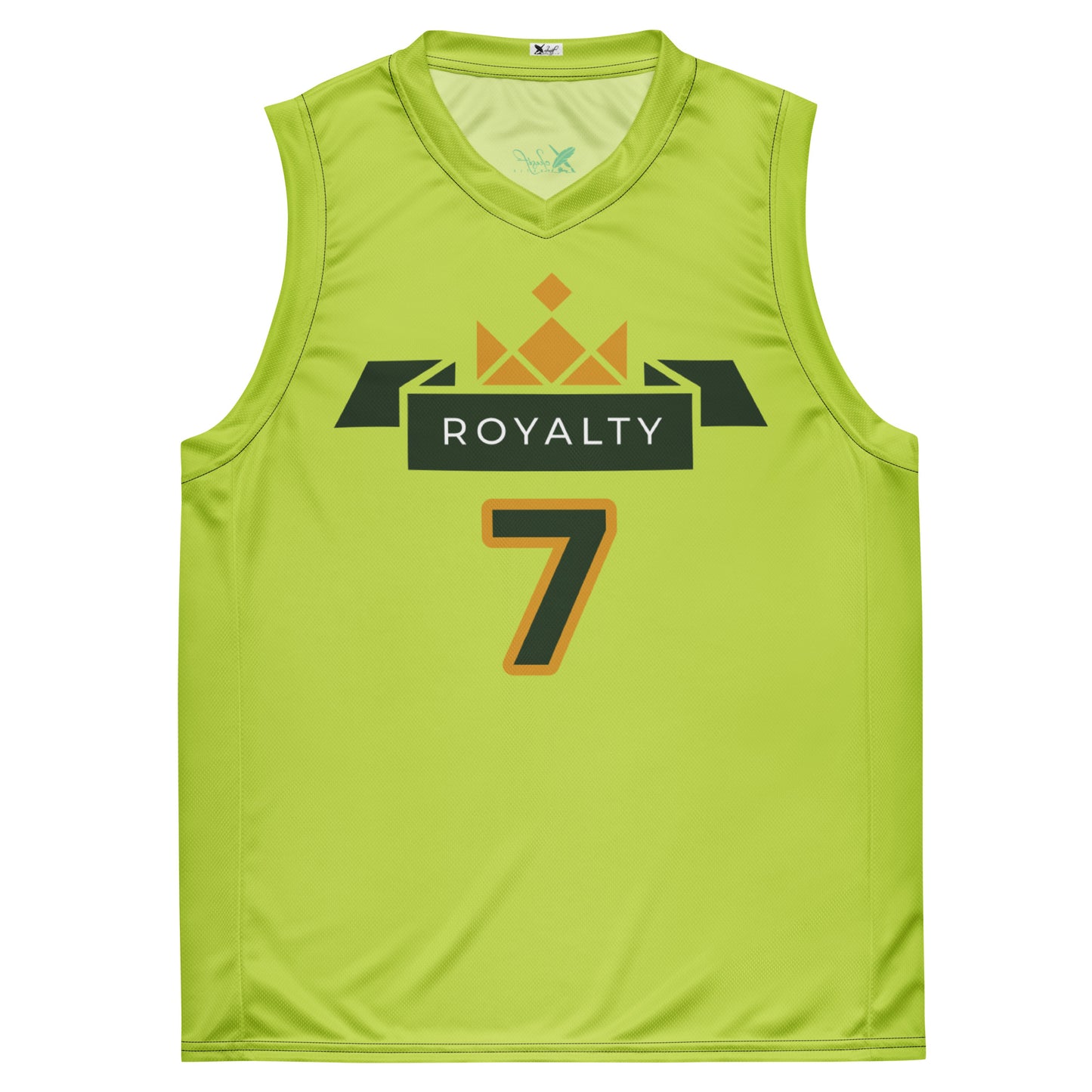 ROYALTY BY XCLUSIF POETIX LIGHT GREEN unisex basketball jersey