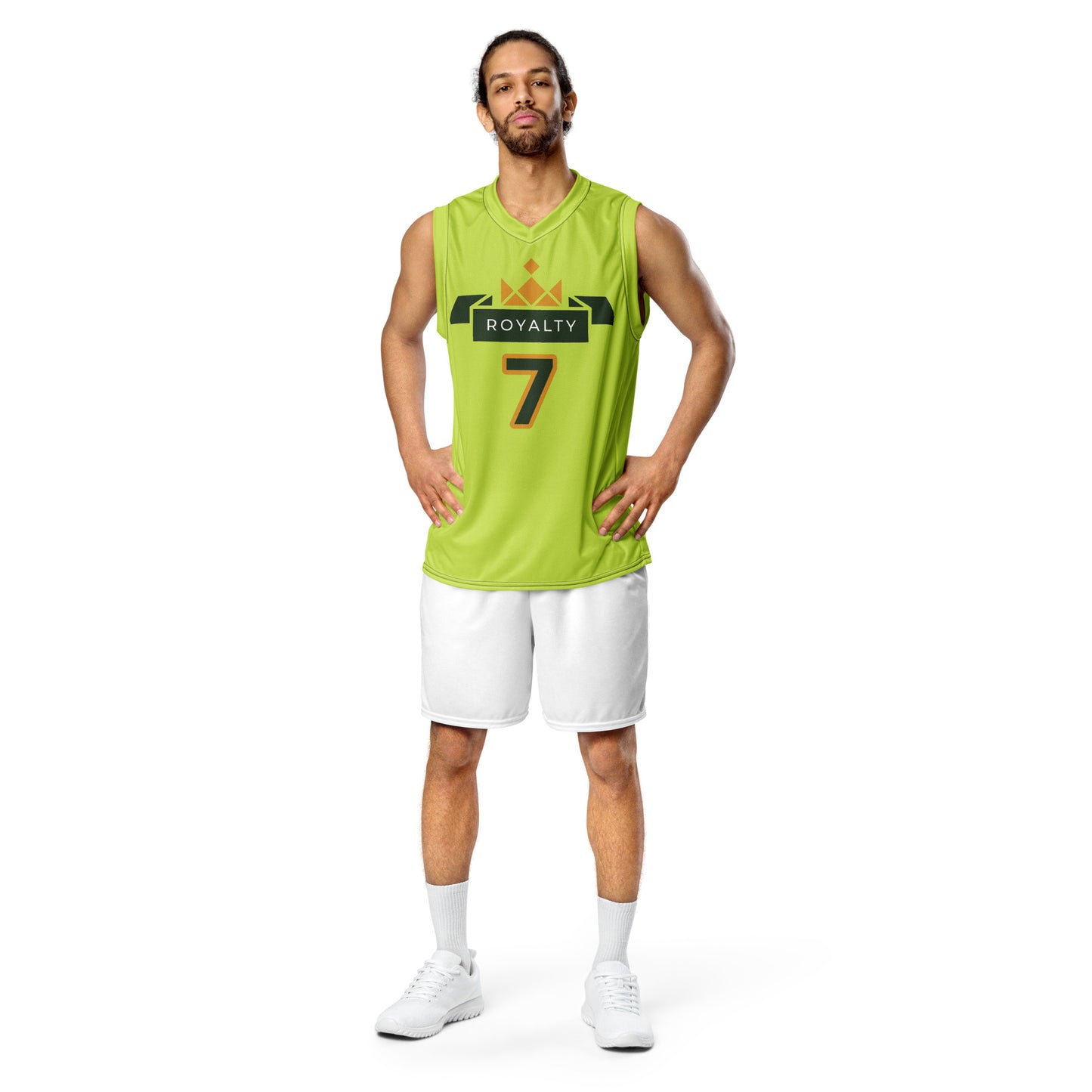 ROYALTY BY XCLUSIF POETIX LIGHT GREEN unisex basketball jersey