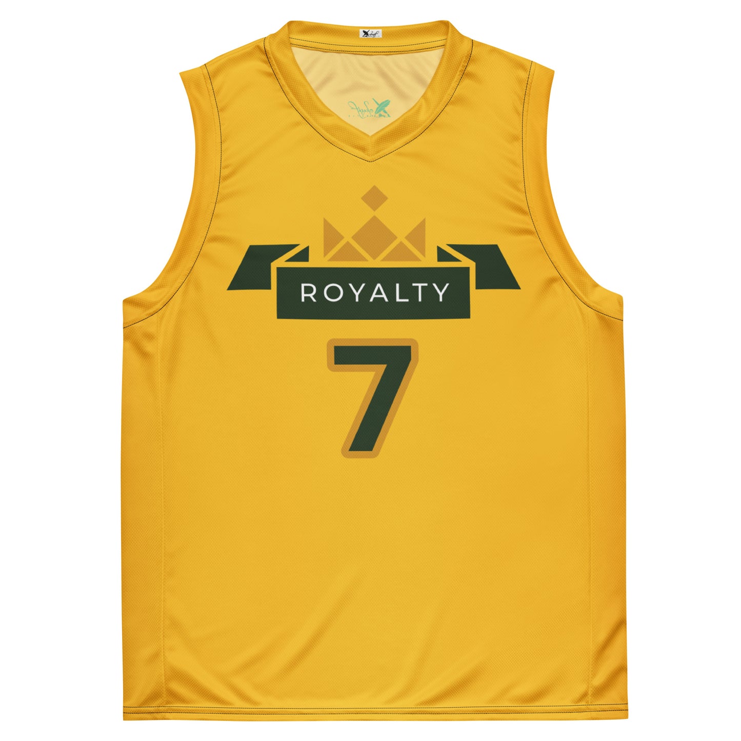 ROYALTY BY XCLUSIF POETIX YELLOW unisex basketball jersey