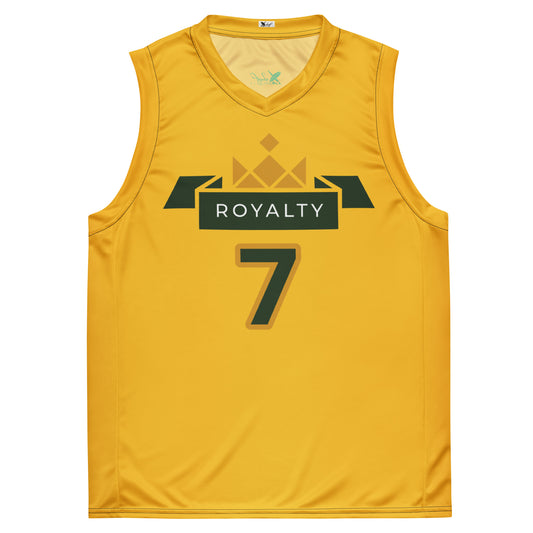 ROYALTY BY XCLUSIF POETIX YELLOW unisex basketball jersey