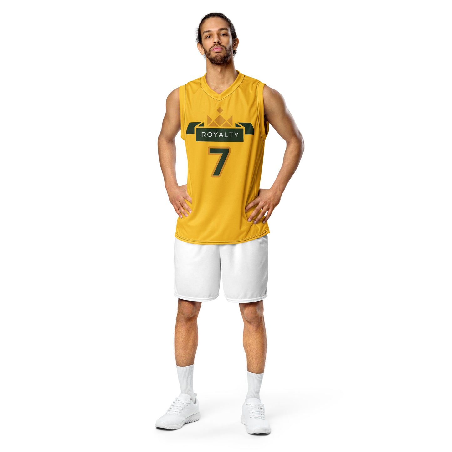 ROYALTY BY XCLUSIF POETIX YELLOW unisex basketball jersey