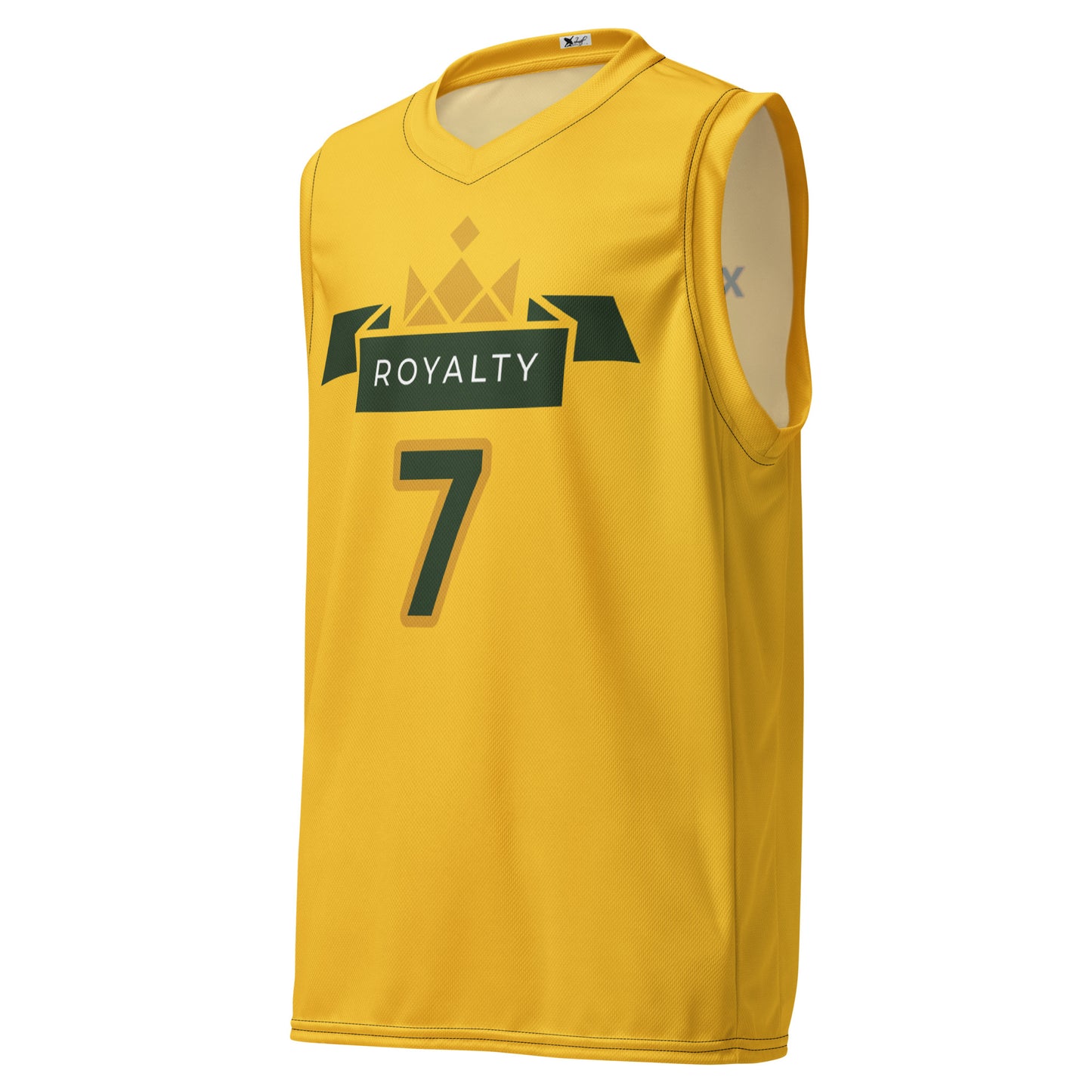 ROYALTY BY XCLUSIF POETIX YELLOW unisex basketball jersey