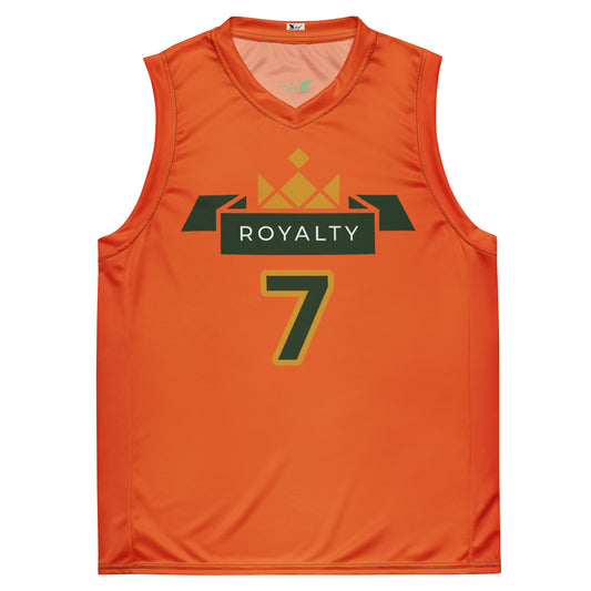 ROYALTY BY XCLUSIF POETIX ORANGE unisex basketball jersey