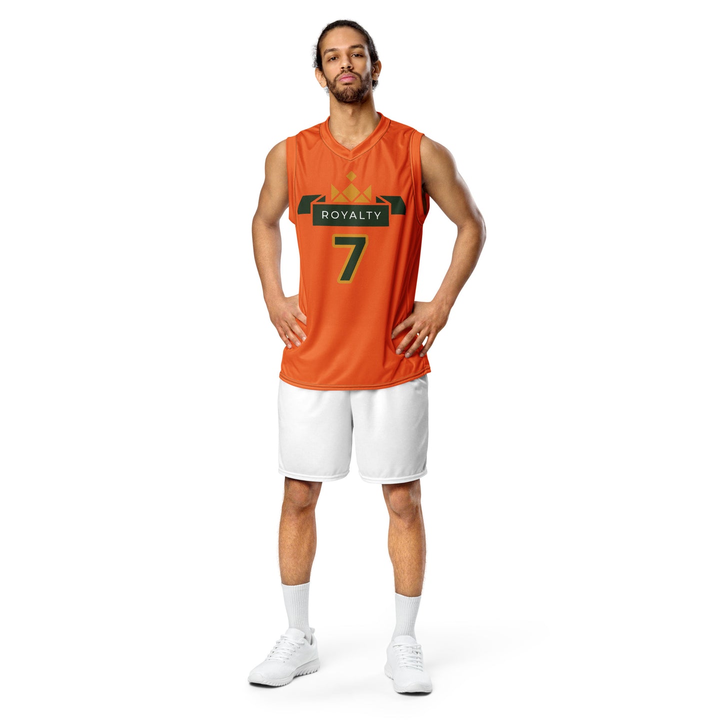 ROYALTY BY XCLUSIF POETIX ORANGE unisex basketball jersey