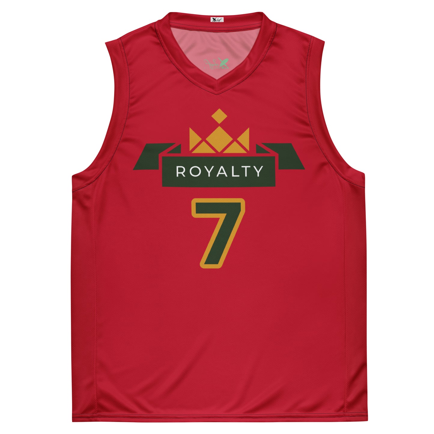 ROYALTY BY XCLUSIF POETIX RED unisex basketball jersey