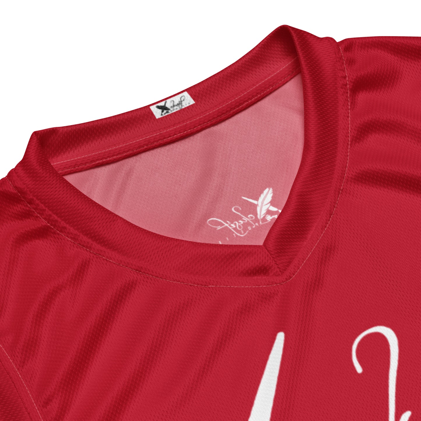 XCLUSIF POETIX RED unisex basketball jersey