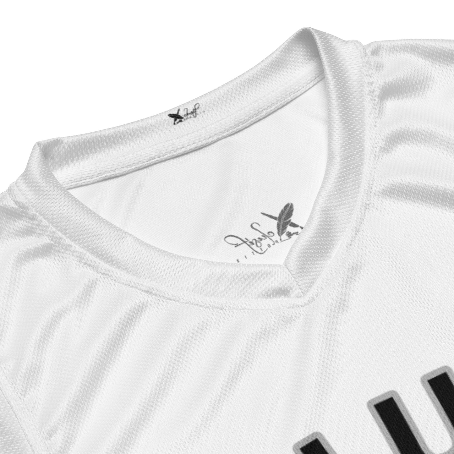 XCLUSIF POETIX WHITE unisex basketball jersey