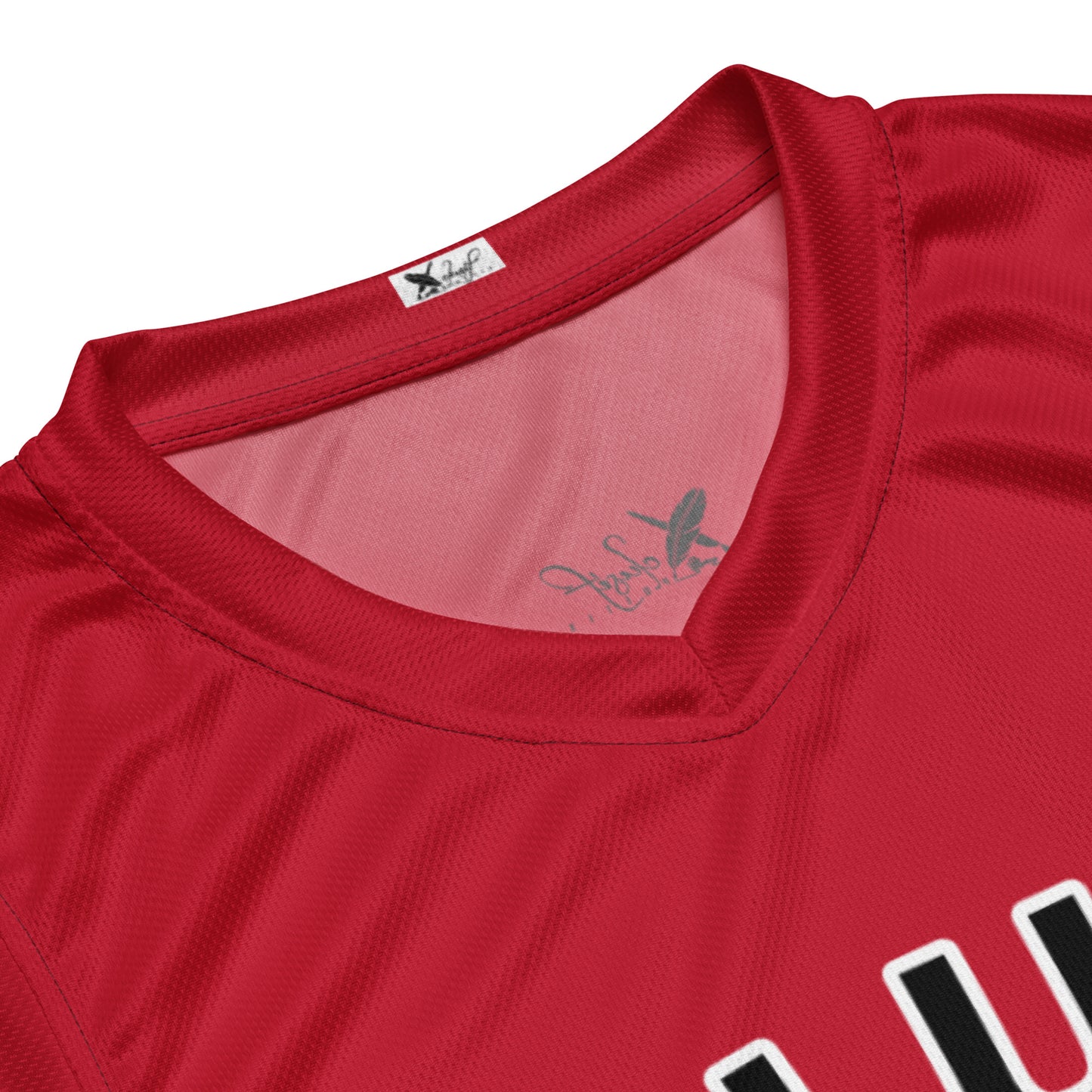 XCLUSIF POETIX RED unisex basketball jersey