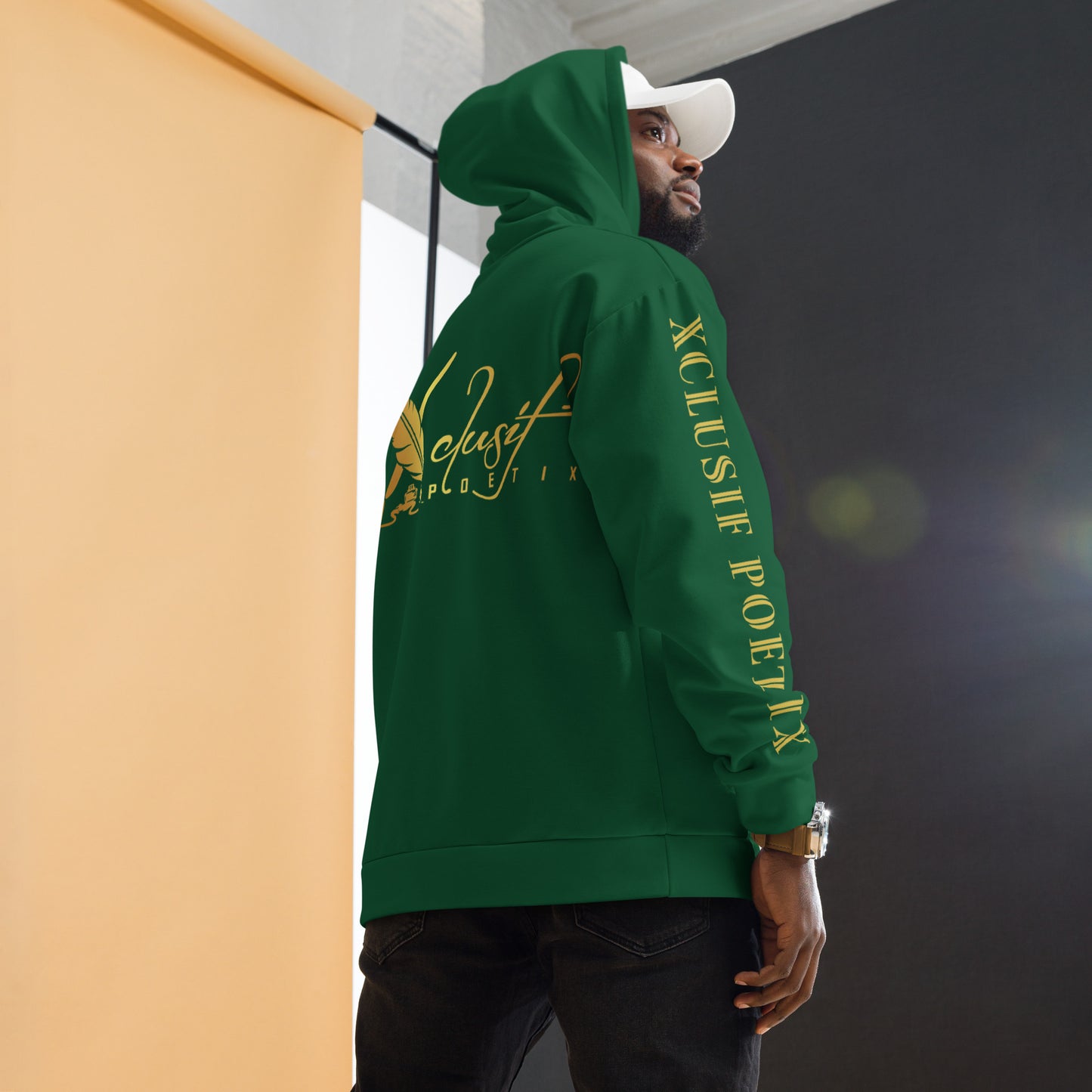 RICH BY XCLUSIF POETIX FOREST GREEN & GOLD Unisex Hoodie