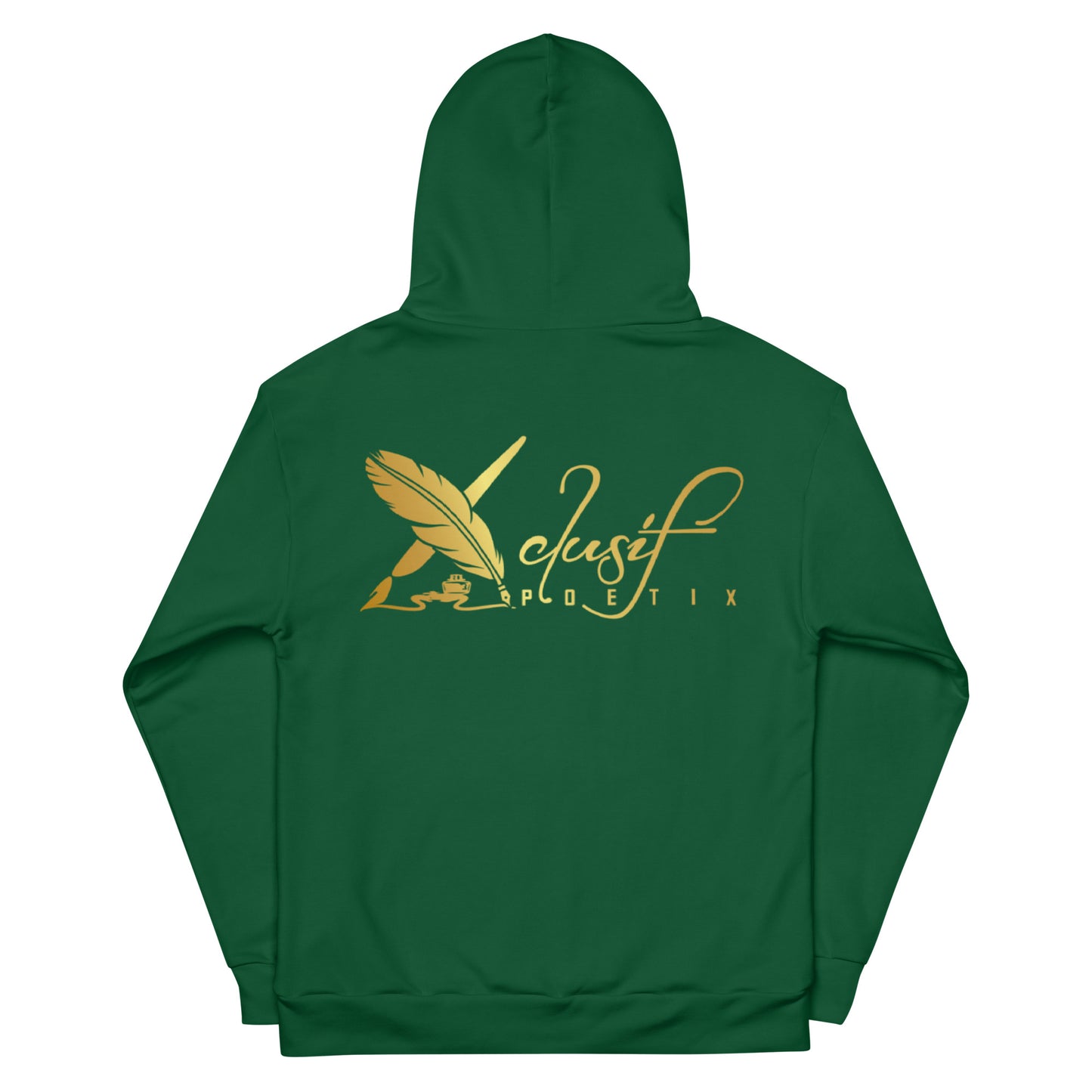 RICH BY XCLUSIF POETIX FOREST GREEN & GOLD Unisex Hoodie