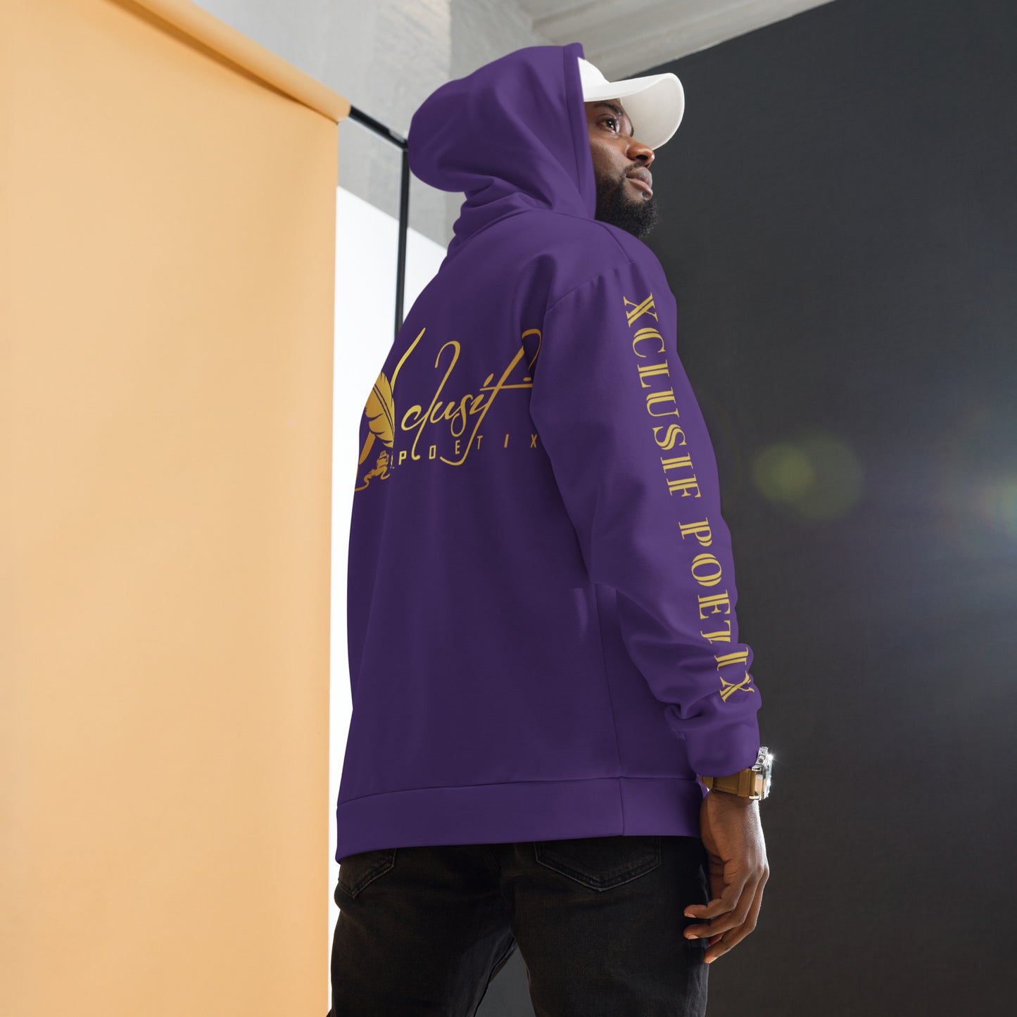 RICH BY XCLUSIF POETIX PURPLE & GOLD Unisex Hoodie